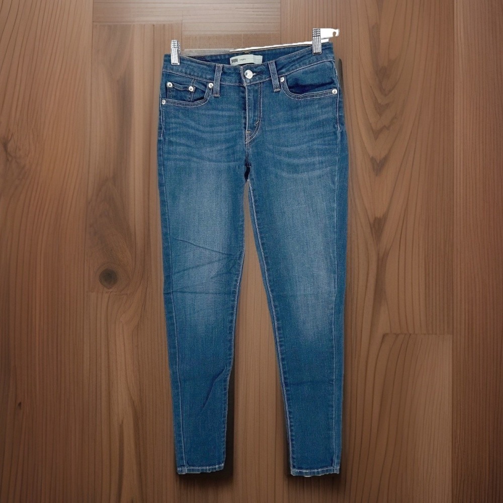 Levi's Legging Skinny Jeans Womens 27 Blue Medium Wash Denim Casual Minimalist